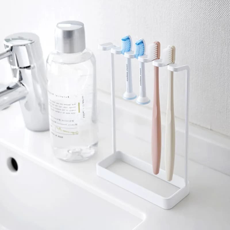 Portaoggetti per rasoio da bagno, set di tazze per denti, porta spazzolino da bagno, senza punzonatura, porta spazzolino per collutorio