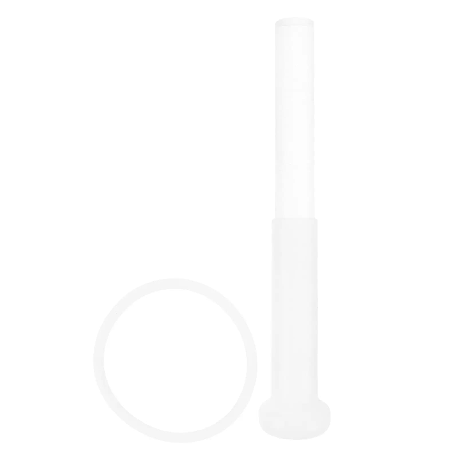 Crystal Singing Bowl Striking Rod Clear Acrylic Mallet Rubber Coated Sound Therapy Meditation Yoga Percussion Instrument Bath