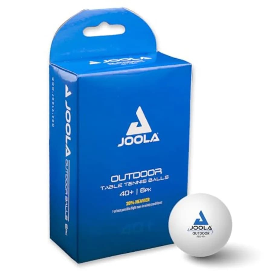 Palline da Ping Pong per Esterni - Confezione da 6 Palline da 40mm di Dimensioni Regolamentari per Allenamento e Gioco Ricreativo - Divertenti come un Gatto