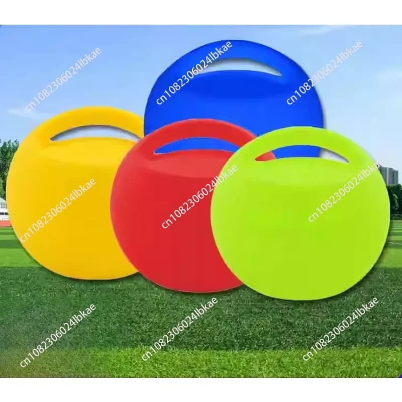 Kettlebell in Gomma Morbida Riempibile con Acqua 20cm, Attrezzatura per Yoga e Fitness