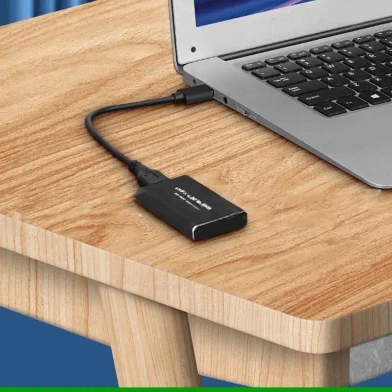 U55C USB a MSATA Case hard disco- SSD Box esterno MSATA HDD Storage Accendi lega