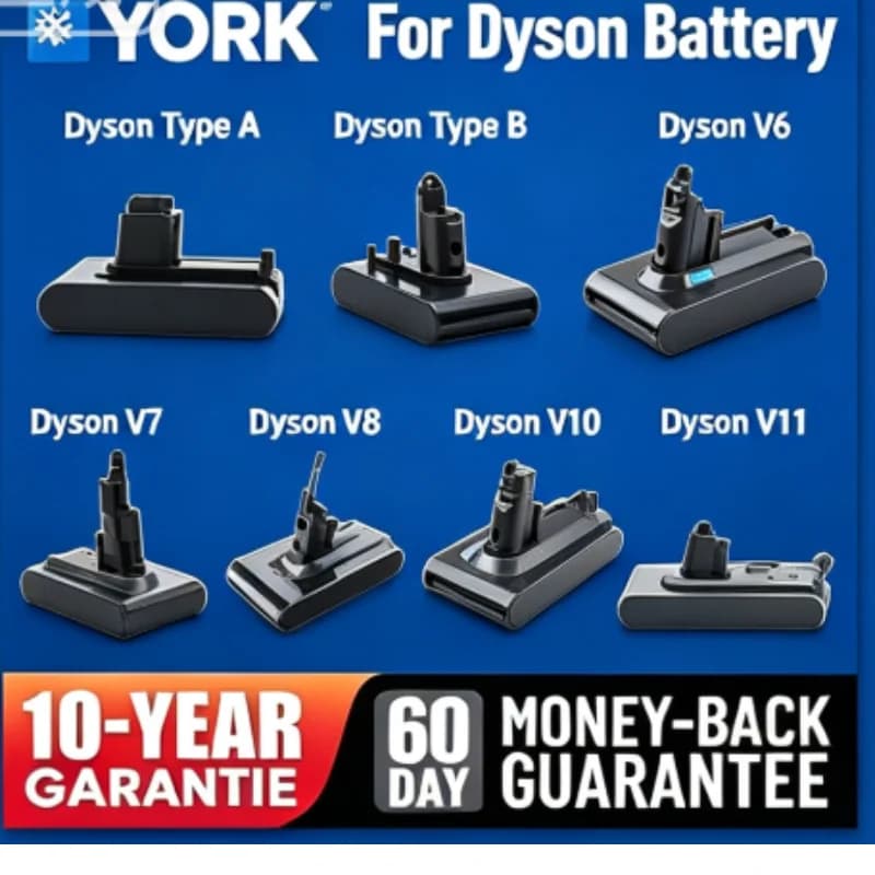 For Dyson A/B/ Series.For Dyson12800mAh 21.6V. V6/V7/V8/V10/V11/LineLithium Tool Batteries100% Absolute Fluffy Animal ProBateria