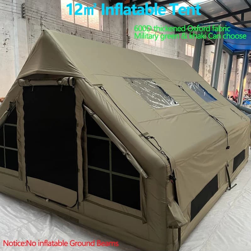 Nuova tenda piena d'aria in tessuto Oxford 600D kaki e verde militare per tende durevoli impermeabili da campeggio professionali