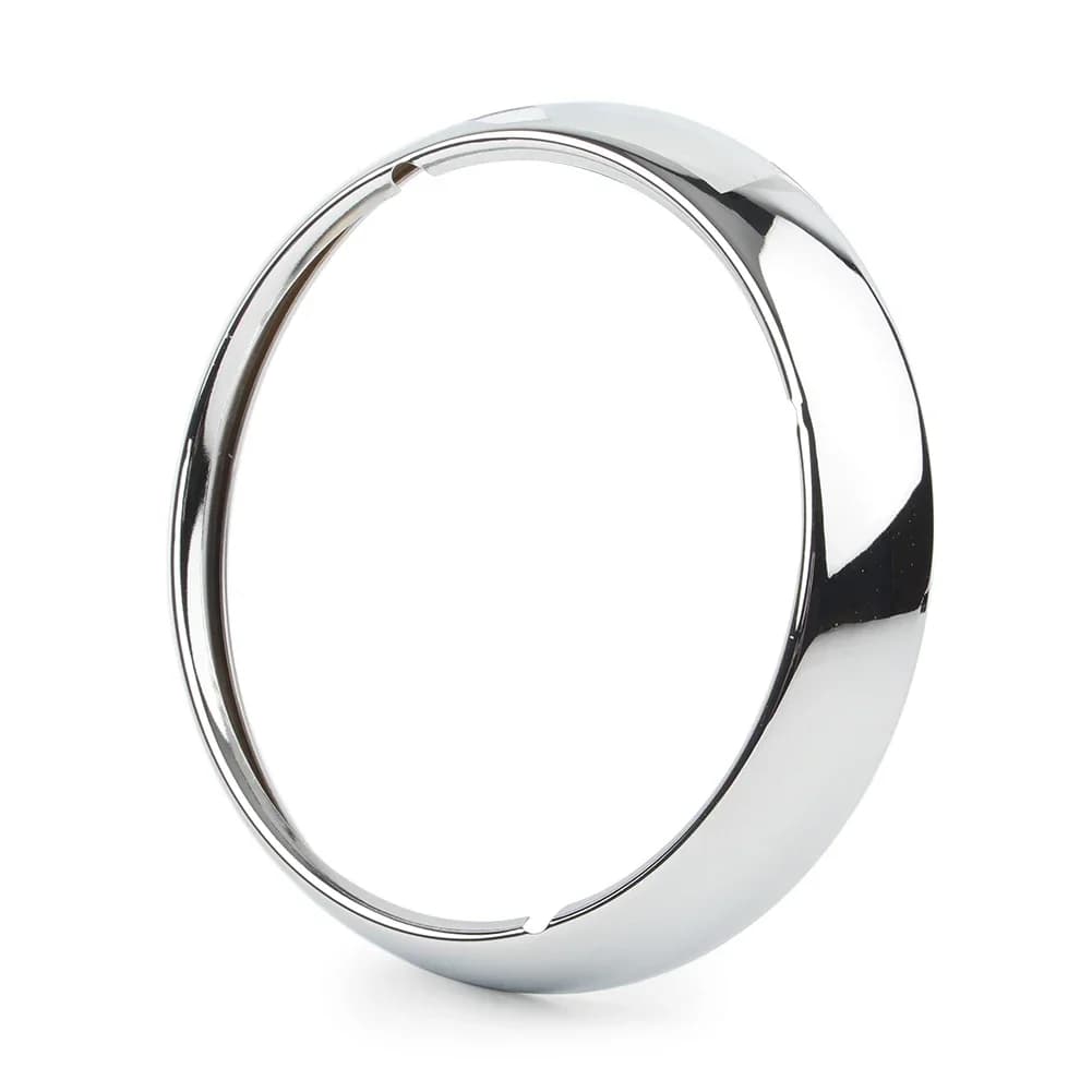 Copertura dell'anello di rivestimento del faro anteriore delle luci anteriori del motociclo per Harley Touring Road King Electra Tri Glide CAO da 7 pollici