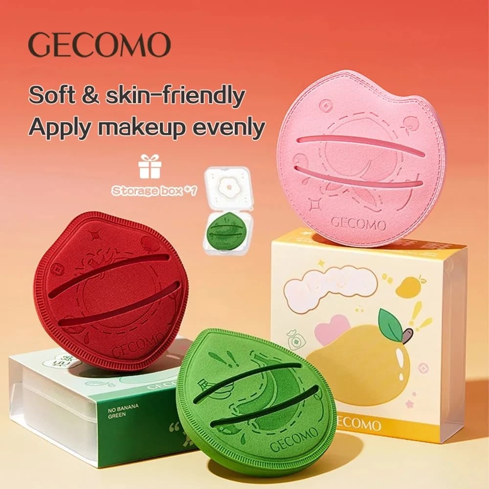 1/4PCS Soffio per fondotinta powder Super Soft Air Bearing Makeup Sponge for marshmallow Cosmetic double-use wet and dry cosmetic applicator
