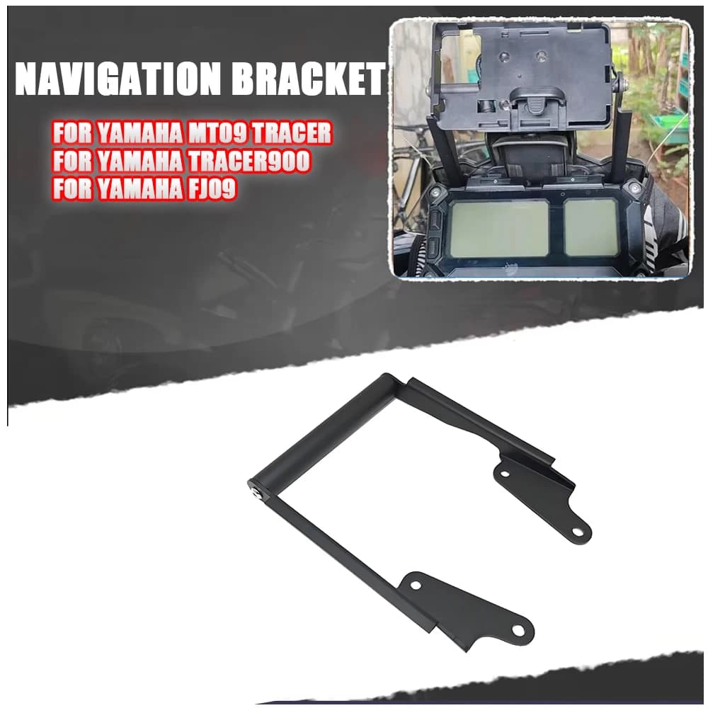 Per Yamaha MT-09 MT09 Tracer 900 2015-2017 FJ09 Accessori Moto 22mm GPS Supporto Del Basamento Del Telefono Staffa di Supporto Piastra di Navigazione
