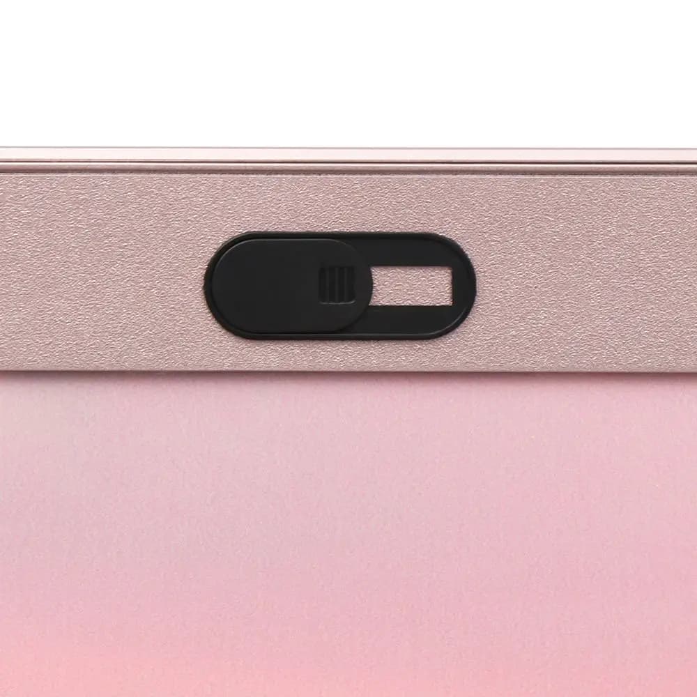 Adesivo per la privacy con obiettivo ultra sottile in plastica Otturatore per fotocamera WebCam Cover Cursore magnetico per otturatore per laptop Web iPad PC Mac Tablet