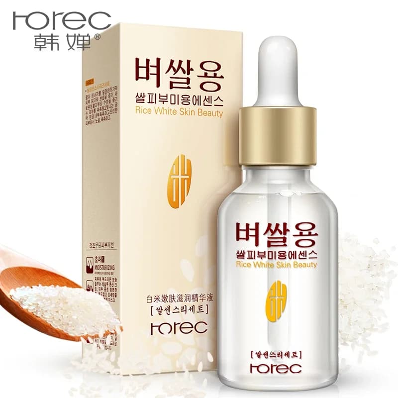 Collagen rice white serum face essence of hyaluronic acid shrinks the moisturizing pores control of anti-wrinkle oil lighten skin care