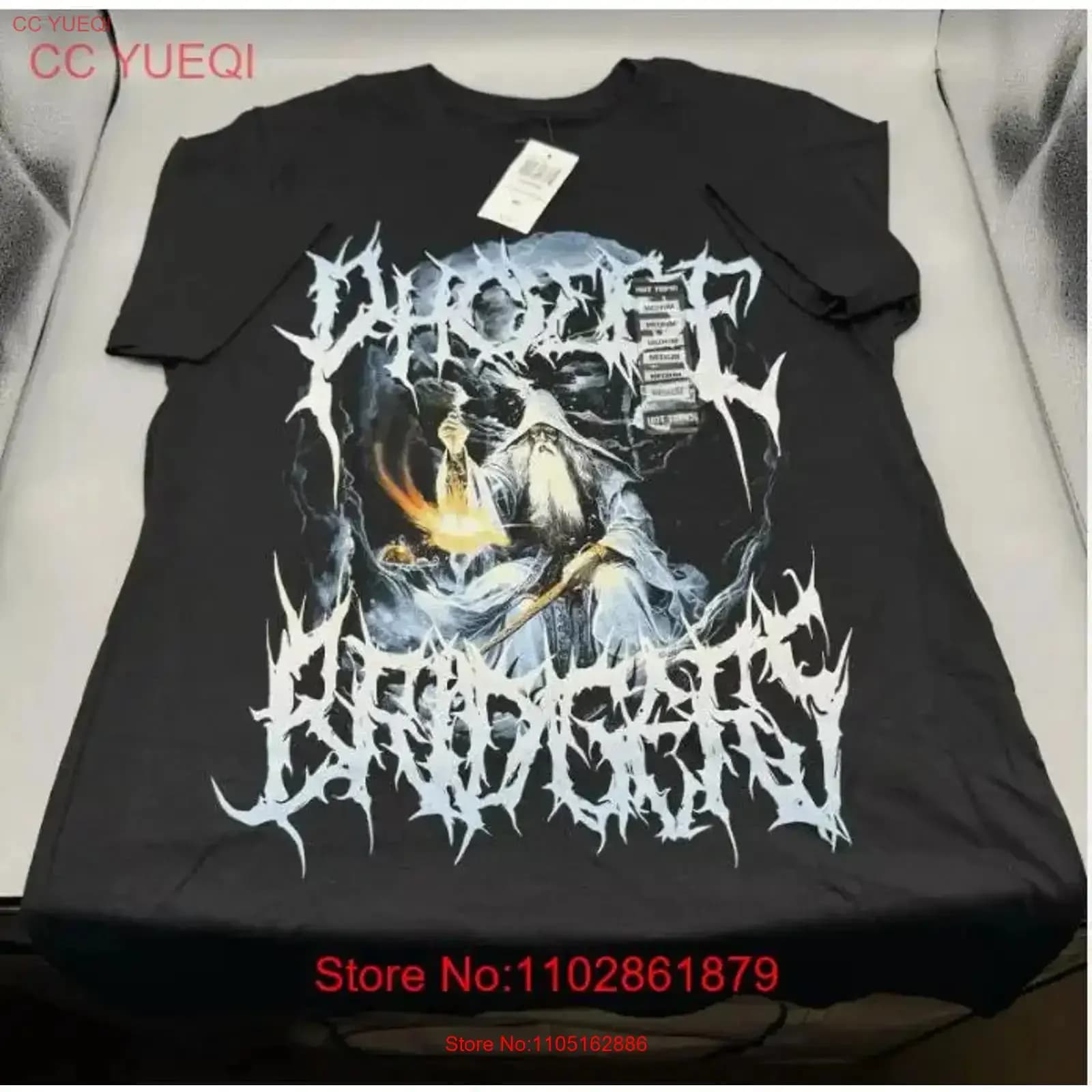 Phoebe Bridgers Heavy Metal Wizard T Shirt Nuovo S 5XL vintage lavato Top unisex per l'uso quotidiano Allungato Comodo homme