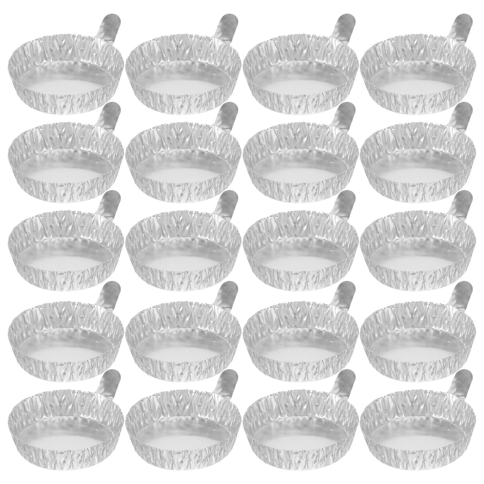 100 Pieces Disposable Aluminum Trays for Cakes, Peasing Plates, Digital Balancing Trays, Pease Plates