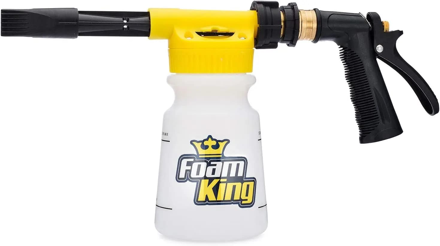 Foam for self-washing, foam cannon for garden pipe - Sprayer for cleansing without scratches with foam blaster for snow