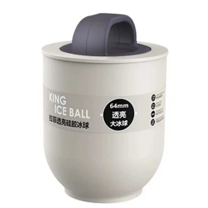 Stampo per palline di ghiaccio SEWS-Ice Ball Mold Clear Whiskey, grande, per uso alimentare, vassoio per ghiaccio a sfera grande e rotonda