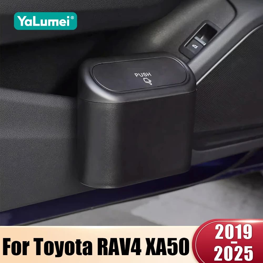 For Toyota RAV4 XA50 2019 2020 2021 2022 2023 2024 2025 RAV 4 MK5 Hybrid Hanging Car Trash Can Garbage Box Sundries Bin