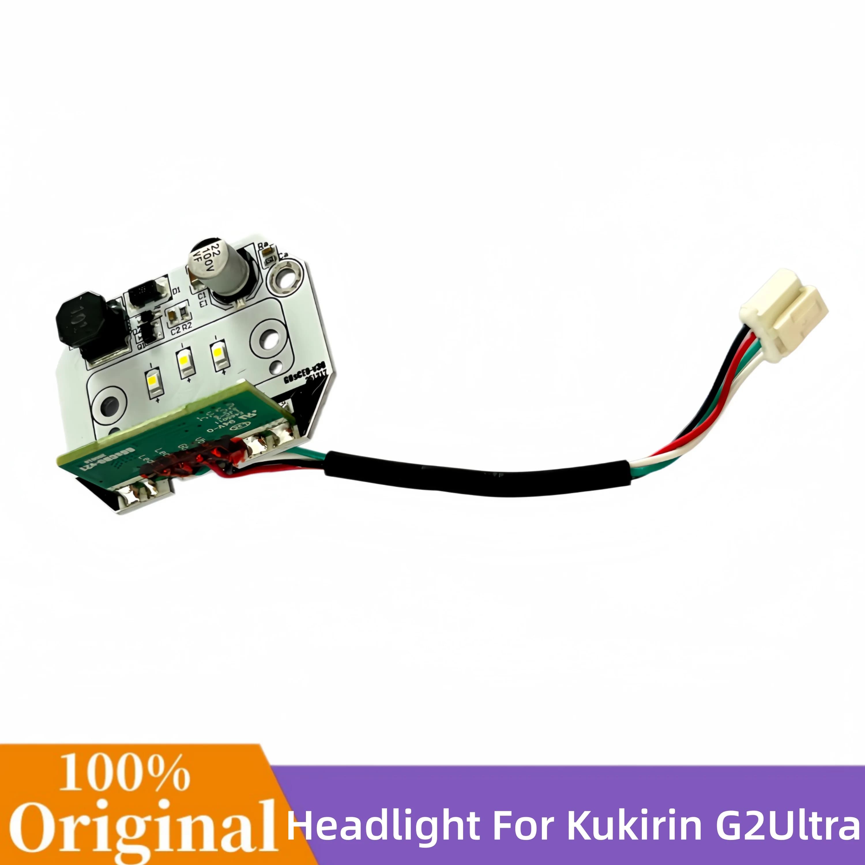 Original 4 Pin Headlight For Kugoo Kukirin G2 Ultra Electric Scooter Kugookirin G2Ultra Handlebar Lamp Head Front LED Light Part