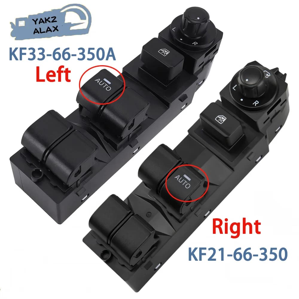 Per Mazda CX-5 2016 2017 Sinistra Destra Elettrica Master Finestra di Potere Interruttore di Controllo Pulsante Sollevatore KF33-66-350A KF 3366350 KF21-66-350