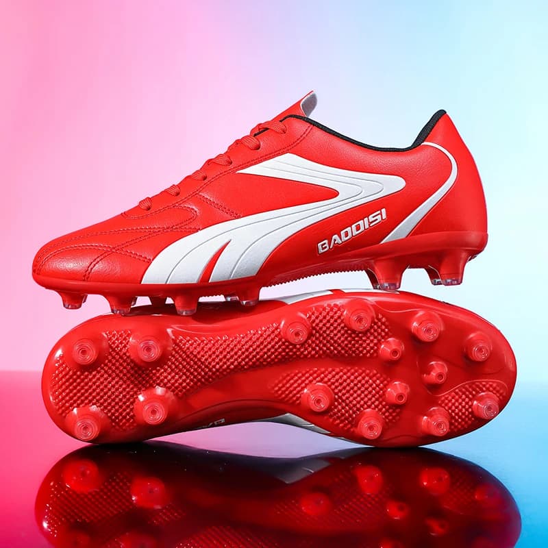 Scarpe da calcio da uomo Scarpe da calcio traspiranti Futsal Scarpe da ginnastica da allenamento professionali ultraleggere Tacchetti da erba unisex Partita sportiva