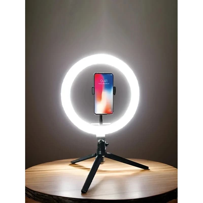Photo light from 26 cm, light ring from 26 cm + tripod