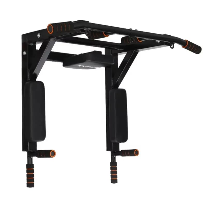 Factory Direct Home Fitness Equipment Steel Pull-Up Wall Punching Horizontal Bar Single Parallel Bars Indoor Dip Stands