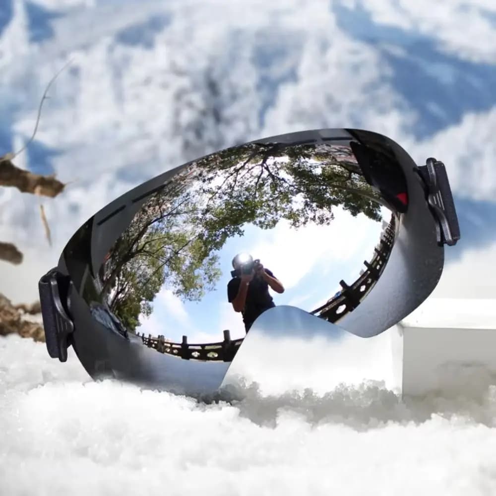 Winter Sports Large Frame Ski Goggles Lightweight Professional Snowboard Skiing Glasses UV400 Windproof Snow Eyewear For Adult