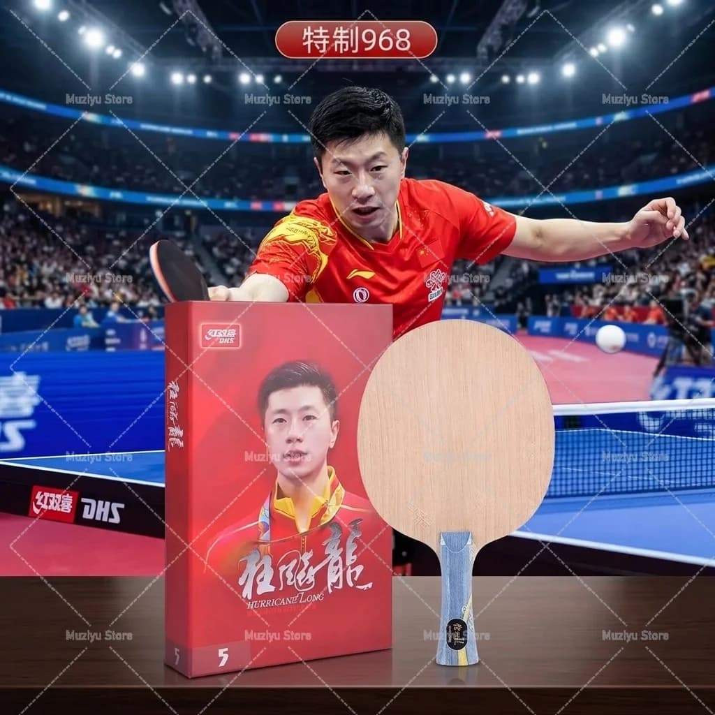 Original DHS Hurricane Long 5 W968 National Version Table Tennis Blade with Box ALC Racket DHS MA Long Ping Pong Bat / Paddle