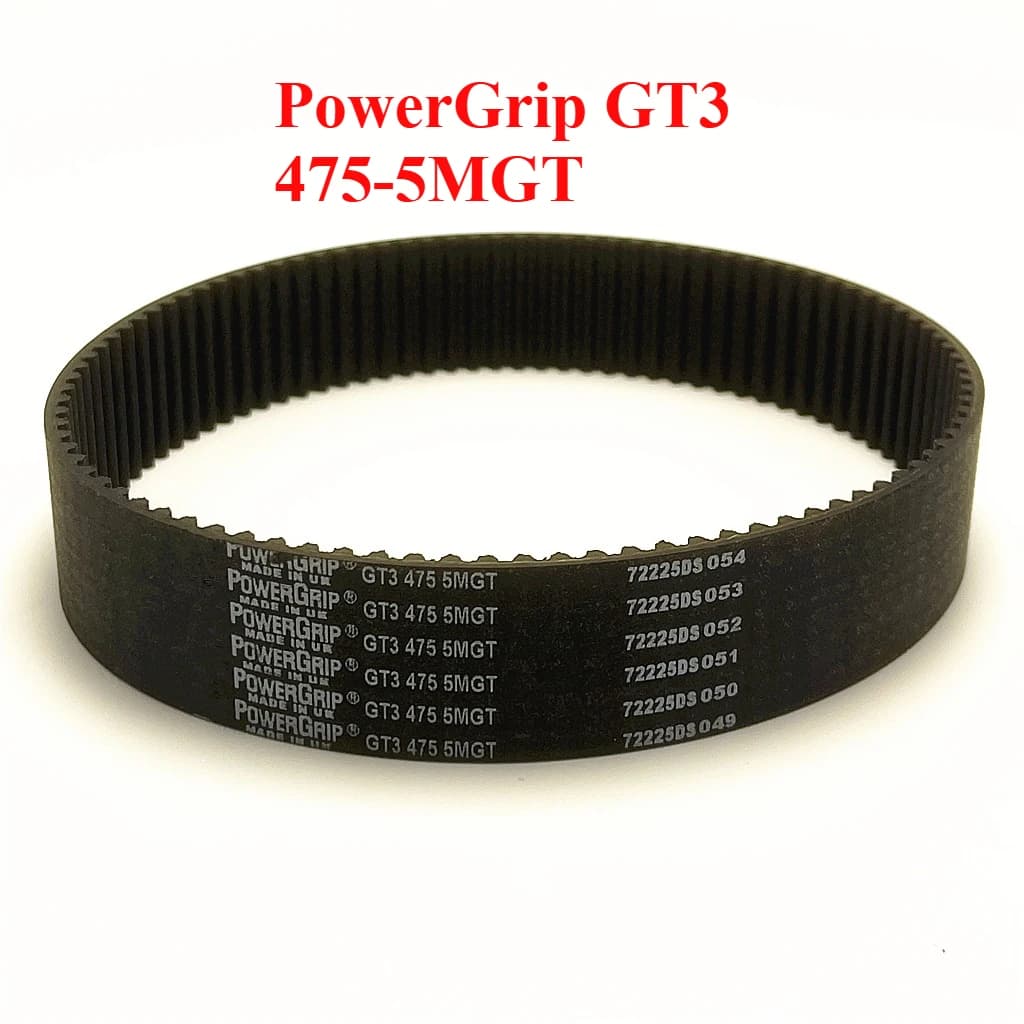 PowerGrip GT3 475-5MGT Neoprene 95 Teeth Timing Belt 3D Printer Tools Motorcycle E-bike Mid-mounted Motor Spindle Drive Belt