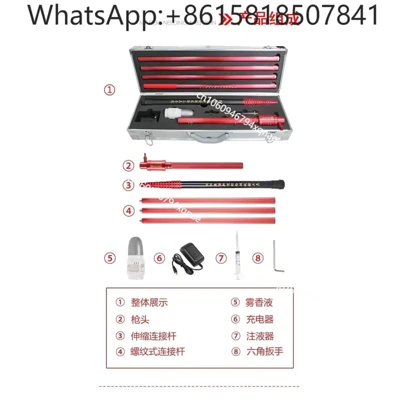 Electronic Smoke and Temperature Detector Two in One Tester for Fire Safety Monitoring ABS YW11