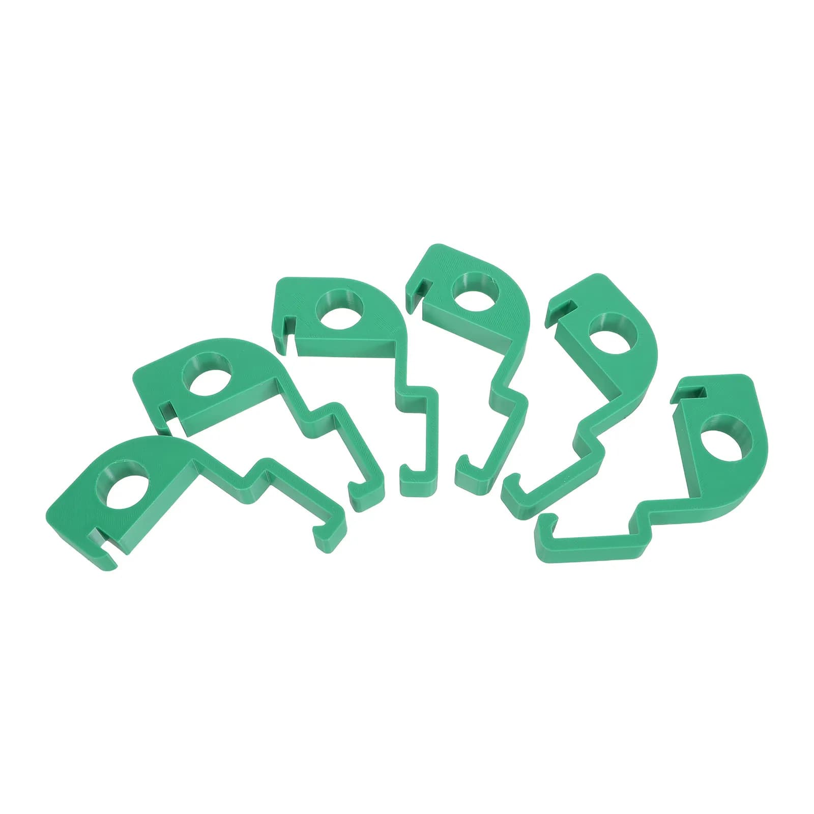 6 Pezzi Clip di Ventilazione per Pattumiera, Distanziatore per Contenitore Rifiuti, Supporto per Flusso d'Aria Anti-Odore, per Riciclo, Ufficio, Uso Esterno, in Plastica