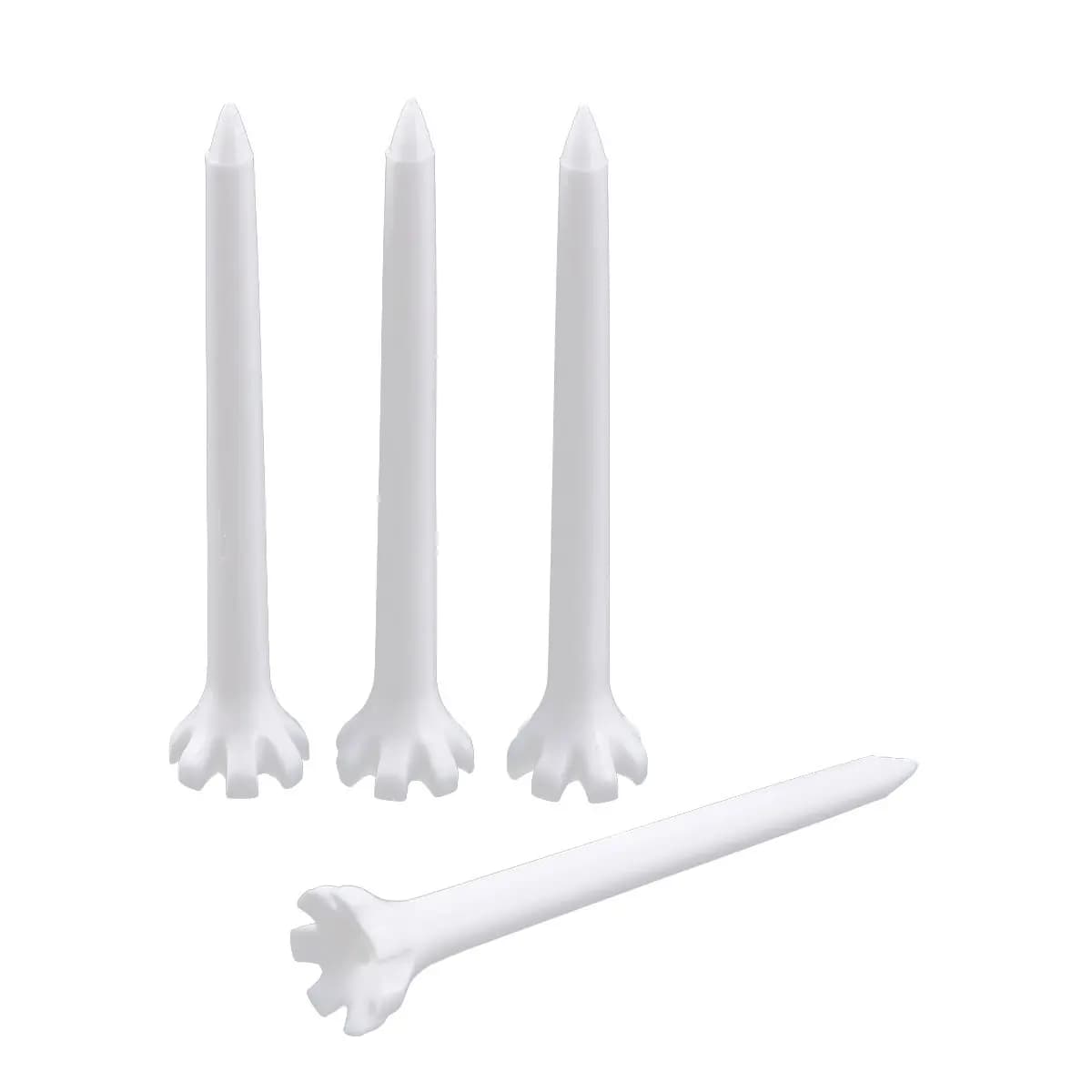 100 Pezzi Tee da Golf in Plastica da 70 mm, Struttura Ergonomica Robusta, Funziona anche come Forchetta da Campo, Ottima Idea Regalo per Amanti del Golf, Accessori per l'Allenamento