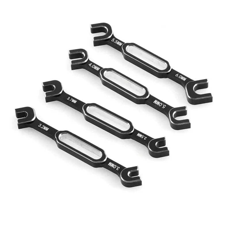 Chiave in lega di alluminio Tenditore Tuner Header Gap NIP Strumenti di riparazione 3.0/3.2/3.5/3.7/4.0/5.0/5.5/6.0mm per 1/10 RC Car Drop Shippi