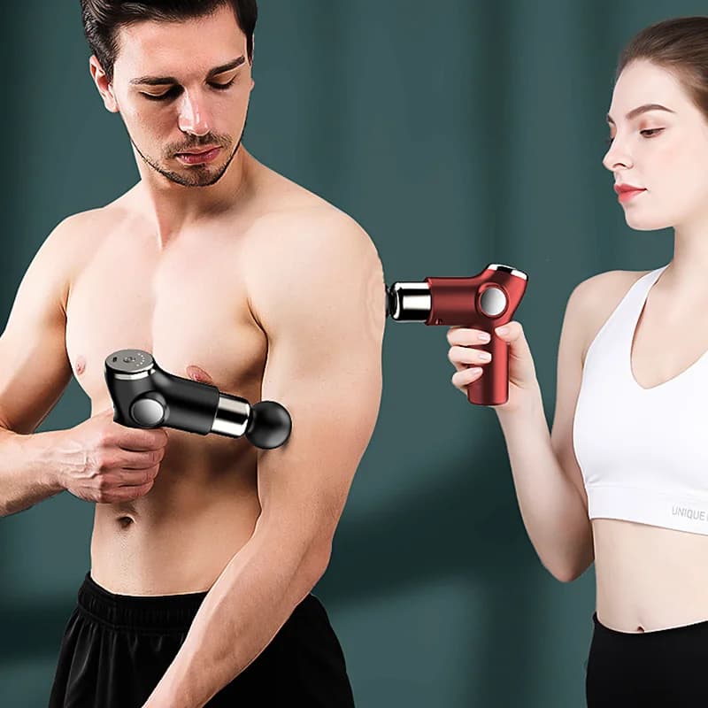 Neck And Back Protector Deep Tissue Percussion Massager For Pain Relief Fascia Body Relaxation Mini Muscle Electric Massage Gun