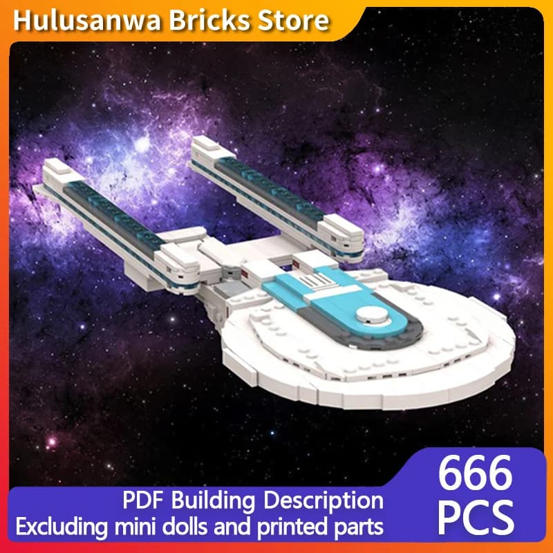 Popular Movie Model MOC Building Bricks Heavy Exploration Cruiser Modular Technology Gifts Holiday Assemble Children Toys Suit