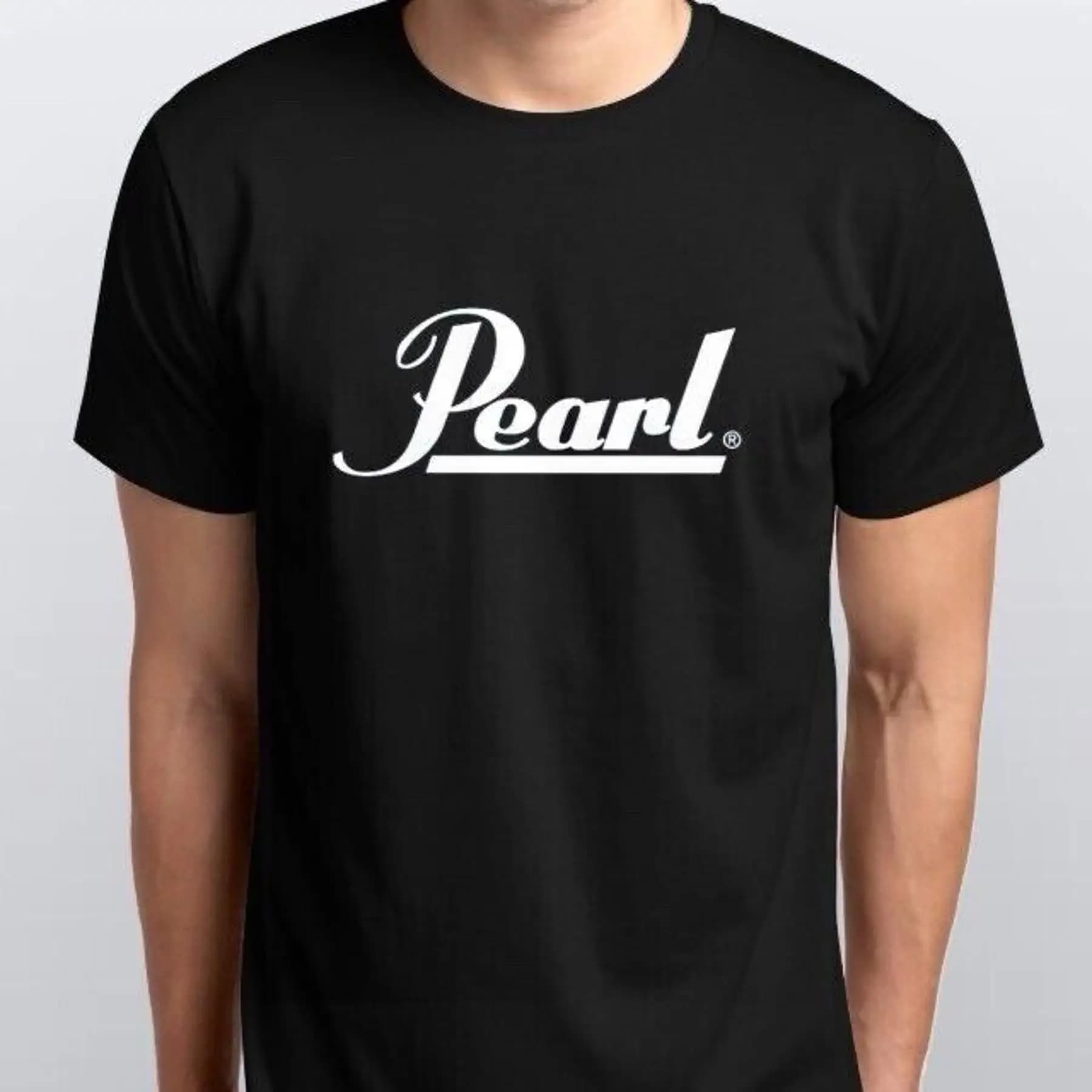 T-SHIRT PEARL DRUMS taglie SML XL XXL nero bianco