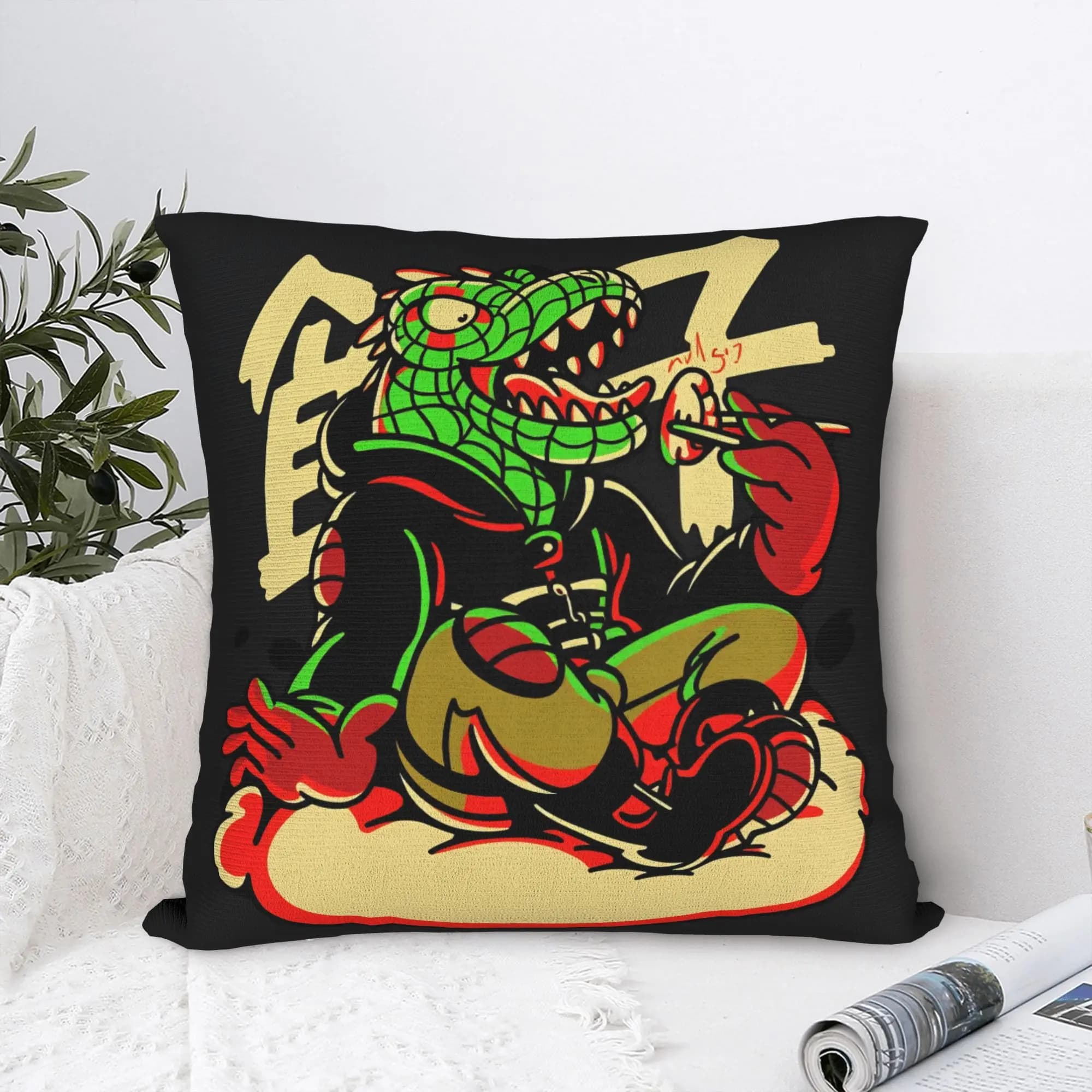 Anime Dorohedoro Shin Pillow Cover Funny Pillow Case For Chair Sofa Home Decor Design Pillowcases Gift Idea