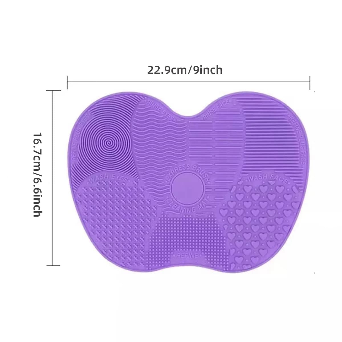 Pad detergente speciale per pennelli da trucco - Pad in silicone colorato per la pulizia del trucco - Ottimo prodotto per la pulizia dei pennelli da trucco