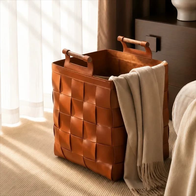 Woven Clothes Laundry Baskets Dirty Small Organization Bathroom Laundry Hamper Bag Toy Cesto De Ropa Sucia Household Items