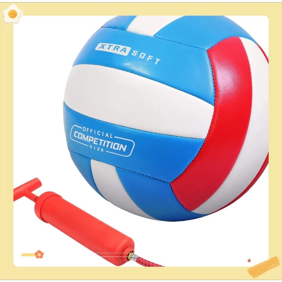 Pallavolo Soft Touch: confezione singola o da 6 (con pompa) per giochi interni/esterni