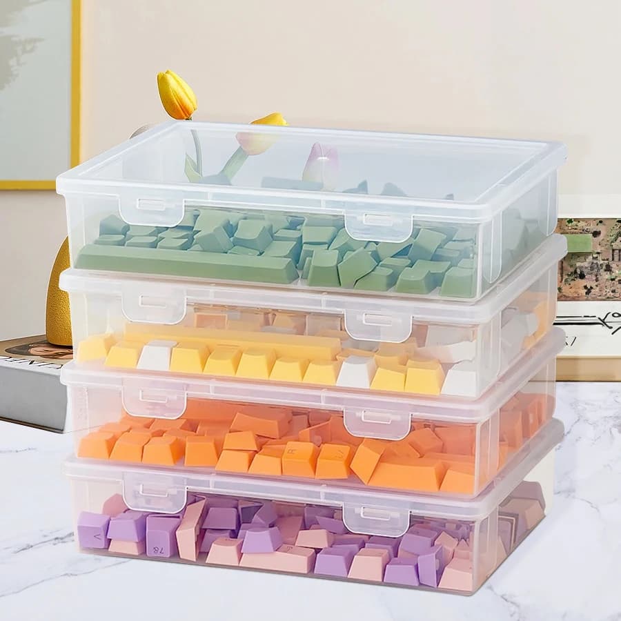 1 piece, storage box. Made of PP material. Suitable for storing various documents and objects.