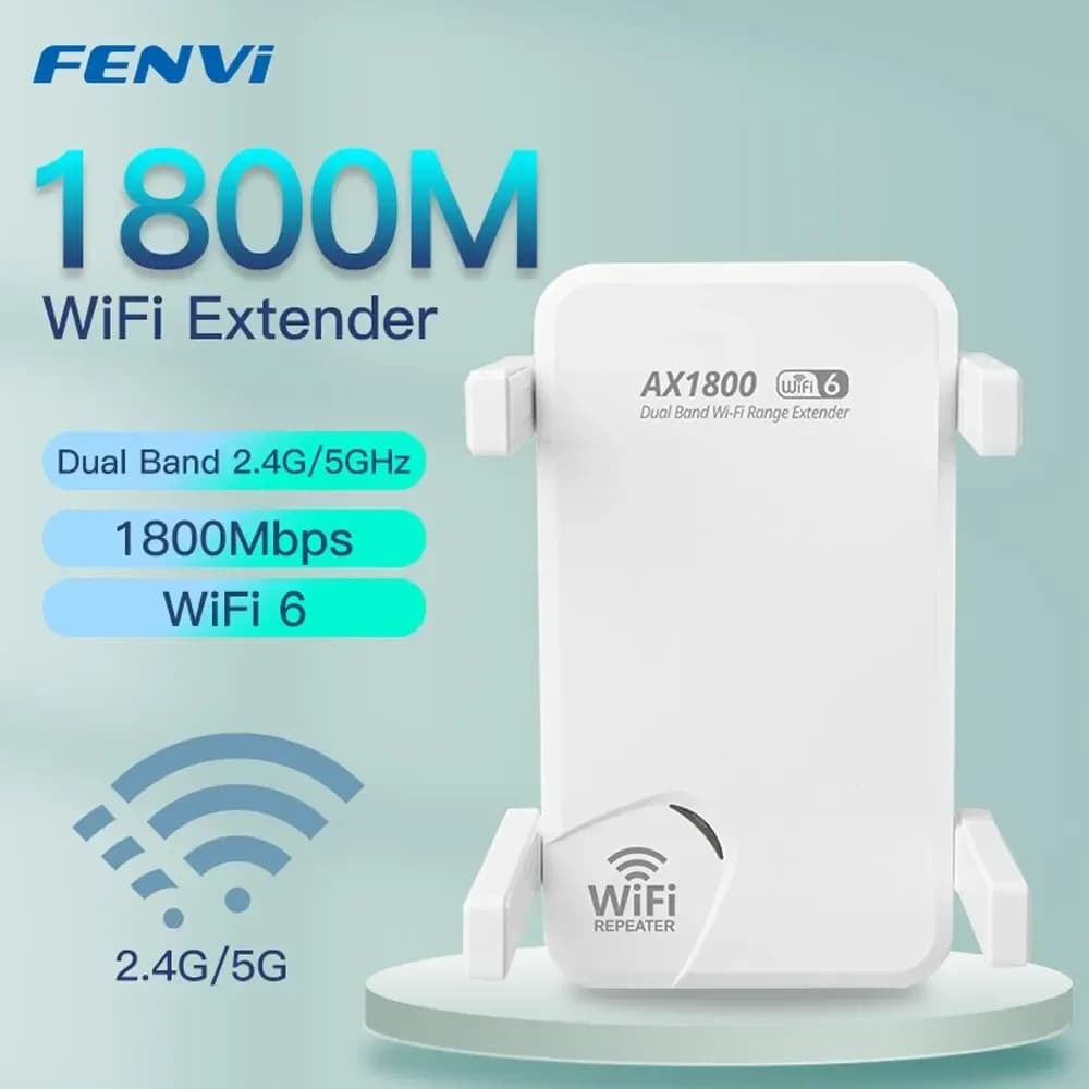 WiFi6 AX1800 ripetitore Wireless Dual Band 2.4G/5GHz 802.11AX Gigabit wi-fi 6 Extender amplificatore di espansione del segnale a lungo raggio