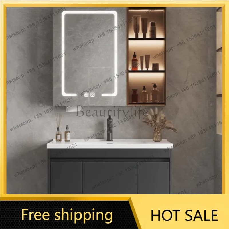 Best Sellers Best Sellers Decorations Disinfecting Bathroom Cabinet Display Living Room Toilet Bathroom Cabinet Mirror Perfume A