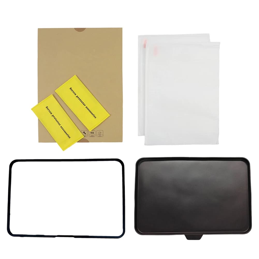 Set di protezioni per lo schermo in vetro temperato e copertura per lo schermo in silicone per lo schermo TM7: protezione avanzata, resistente all'acqua e ai graffi
