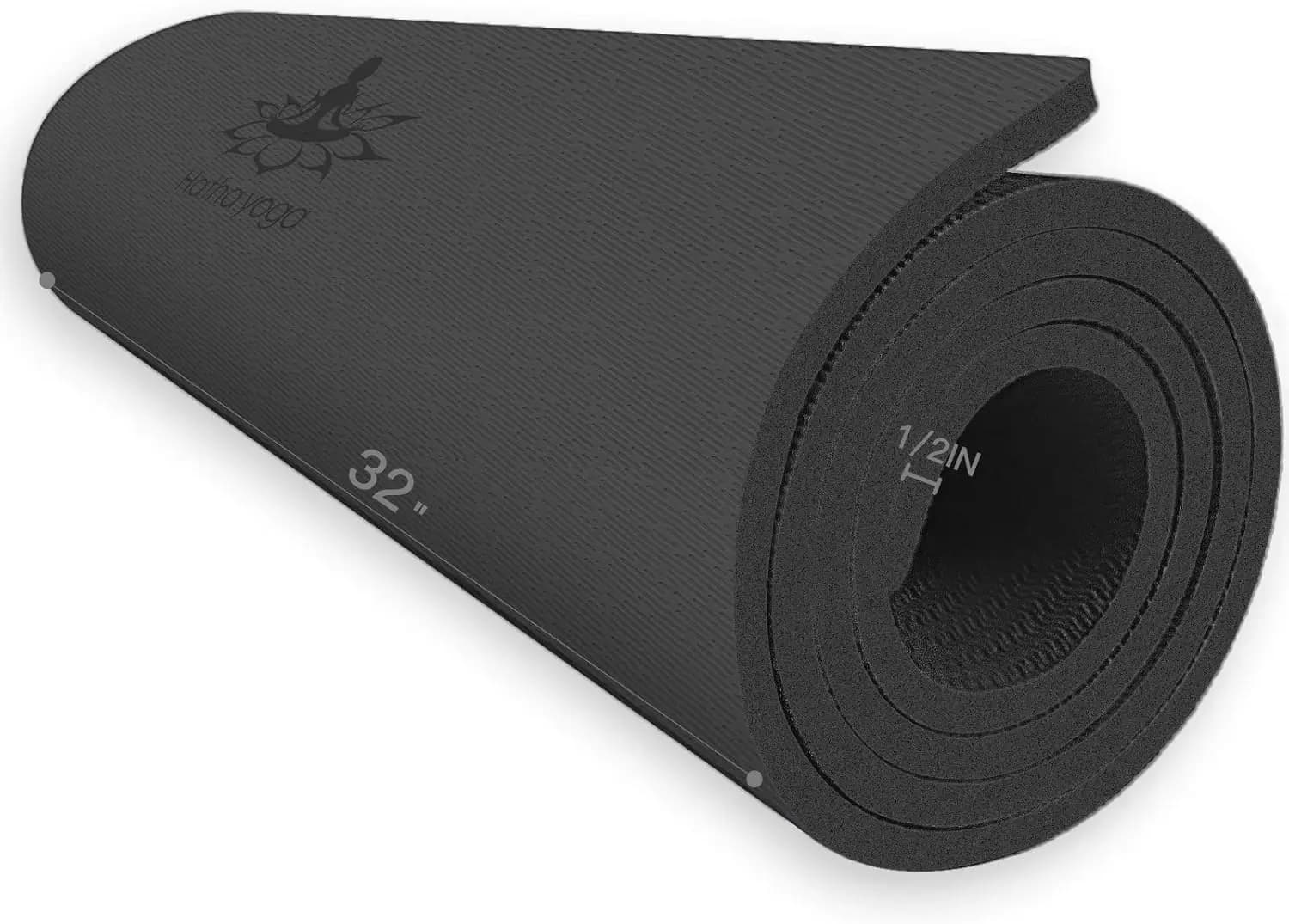 Tappetino Yoga in TPE Extra Spesso Verde per Palestra Domestica, Viaggi e Uso Esterno - Ecologico, Certificato SGS, 72