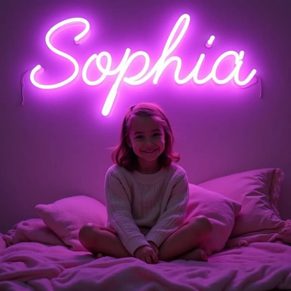 Insegna al neon a LED personalizzata Insegna con nome alimentata tramite USB Decorazione da parete personalizzata per matrimoni Compleanno per feste Regali di Natale di Halloween