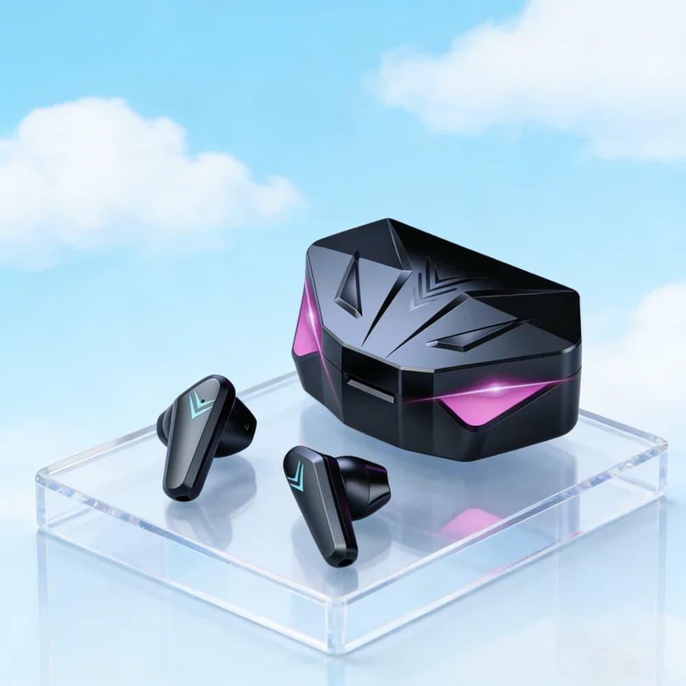 New Bluetooth TWS headphones, 65 ms low latency wireless headphones, eSports and gaming headphones, with smartphone microphone
