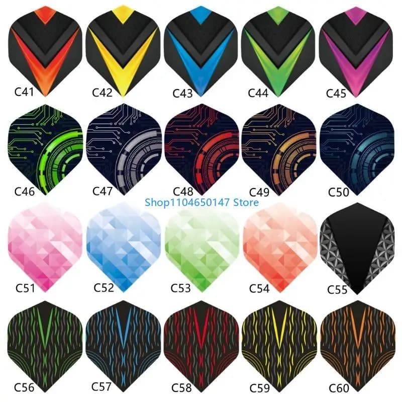 30 Pz Punta Professionale Freccette Accessori Freccette PET Dardo Piuma Dardo Foglia Dardo Adulto Punta Morbida Dardo Coda