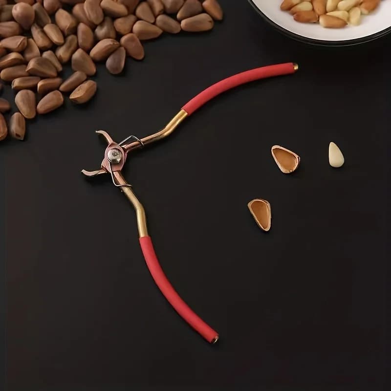 Spring Pine Nut Clip, Multifunctional Pliers Clip, Walnut Clip for Dried Fruit, Kitchen Accessaries, Kitchen Gadgets