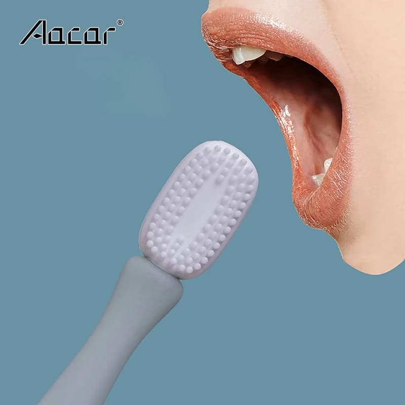 Silicone masticare massaggiagengive Trainer pennello Stick per bambini adulto motore orale Mandible Bite Force Trainer autismo terapia vocale sensoriale