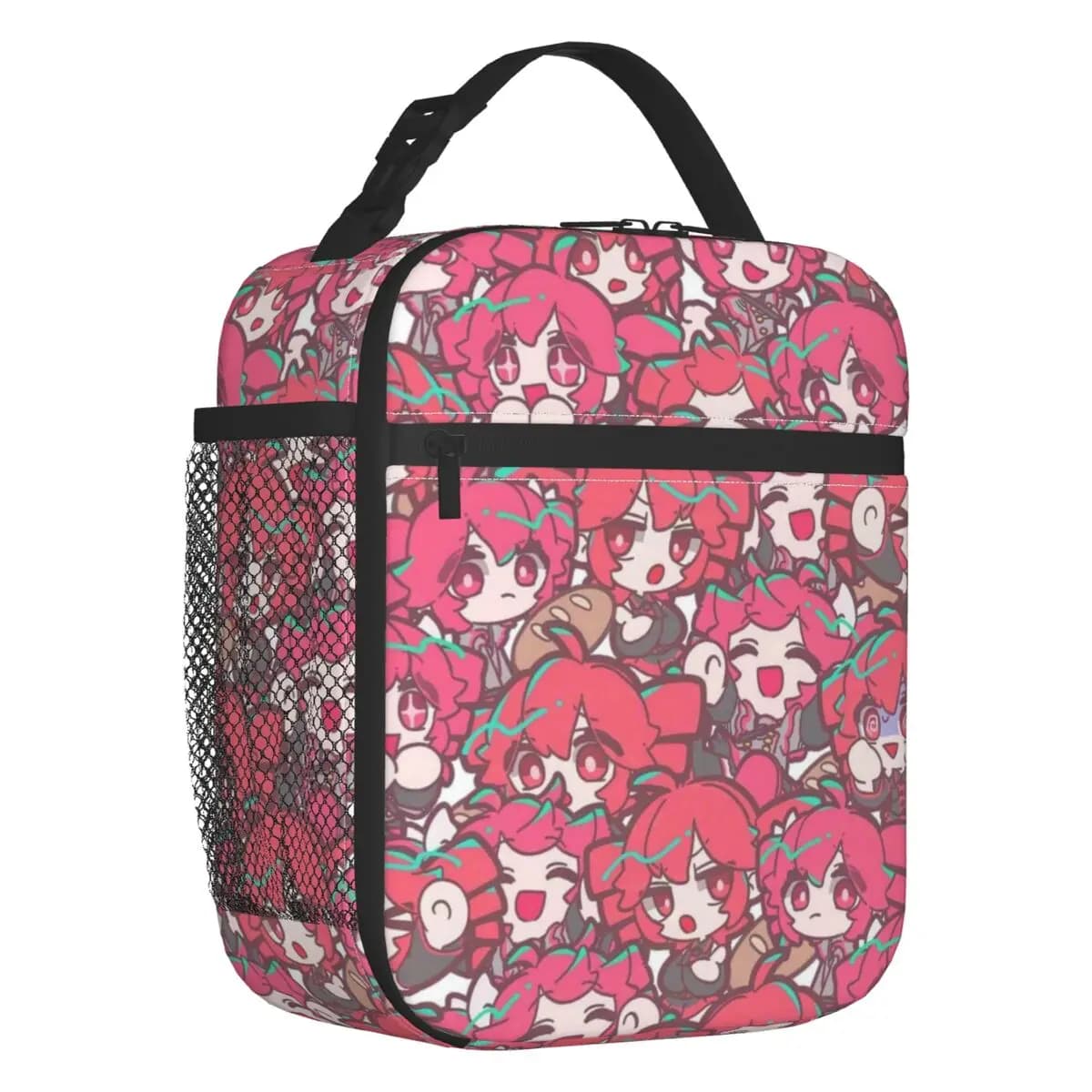 Borsa termica per il pranzo con motivo anime personalizzato Hatsunes Miku, contenitore per il pranzo da donna, per campeggio all'aperto, viaggi, contenitore per alimenti