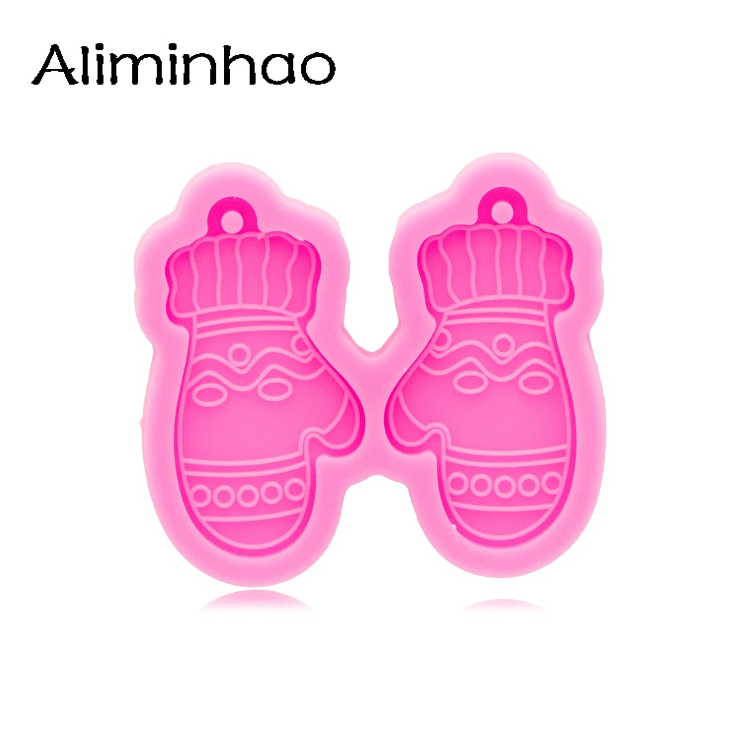DY1014 Glossy Gloves Earrings Silicone Mold, Resin Molds DIY Crafting Molds with Epoxy, Resin art DIY Handmade Charms Mold