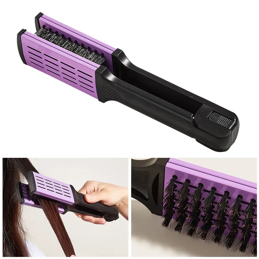 Double Brushes Hair Brushes V-shaped hairdressing plate Hair Brush Multifunction Professional Hair Brush Tools