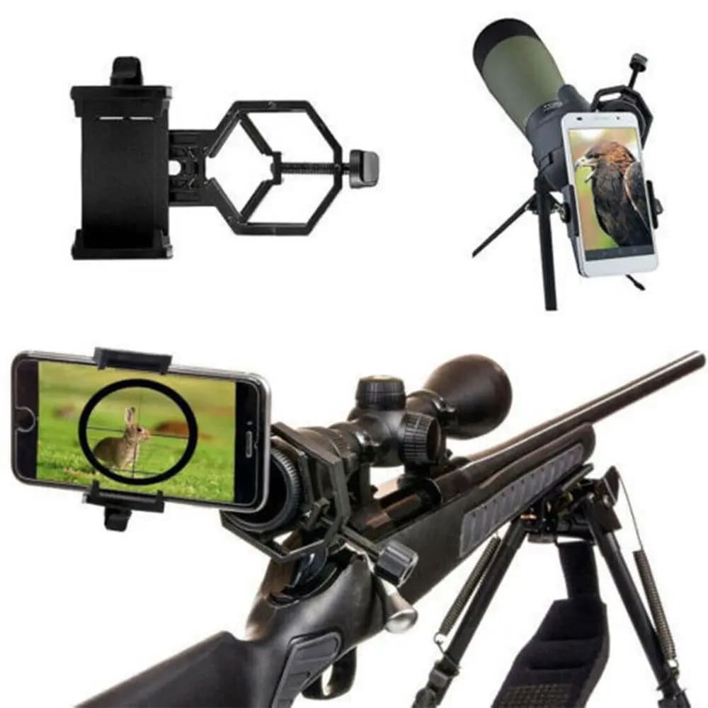 Supporto per telefono con fotocamera universale durevole per esterni supporto per fotografia supporto per telefono telescopio staffa per telescopio